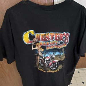 Chester’s Harley Davidson Arizona Hanes beefy t XL t-shirt